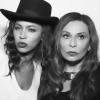 Beyoncé Knowles et sa mère Tina à la soirée d'anniversaire de Kelly Rowland qui fêtait ses 35 ans au Sunset Tower Hotel à West Hollywood. Le 20 février 2016.