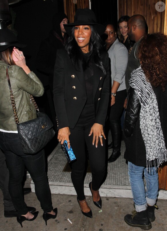 Kelly Rowland au 41ème anniversaire de Balthazar Getty au nightclub Nice Guy de West Hollywood le 22 janvier 2016.