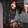 Beyonce Knowles à la sortie d'une soirée de Noël organisée dans leur bureau à New York, le 14 décembre 2015