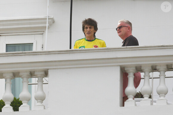 Ronnie Wood à Rio de Janeiro, le 21 février 2016.