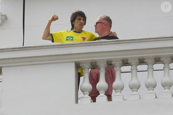 Ronnie Wood à Rio de Janeiro, le 21 février 2016.