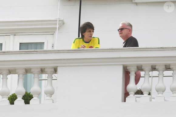 Ronnie Wood à Rio de Janeiro, le 21 février 2016.