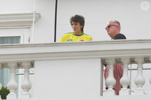 Ronnie Wood à Rio de Janeiro, le 21 février 2016.