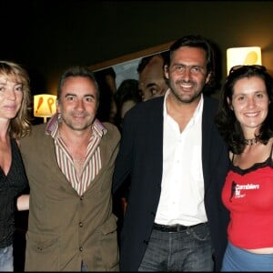 Antoine Duléry, Valérie Guignabodet et Emmanuel Chain à Paris le 20 juin 2005.