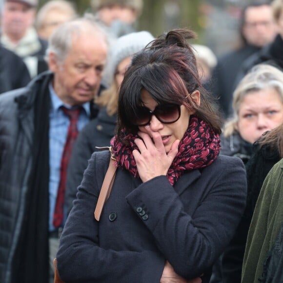 Sophie Marceau assiste aux obsèques d'Andrzej Zulawski à Gora Kalwaria, près de Varsovie en Pologne le 22 février 2016. BEW / Bestimage