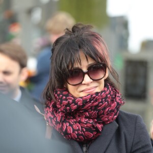 Sophie Marceau assiste aux obsèques d'Andrzej Zulawski à Gora Kalwaria, près de Varsovie en Pologne le 22 février 2016. BEW / Bestimage