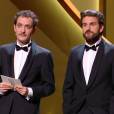 Grégoire Ludig et David Marsais du Palma Show remettent le César des meilleurs costumes.