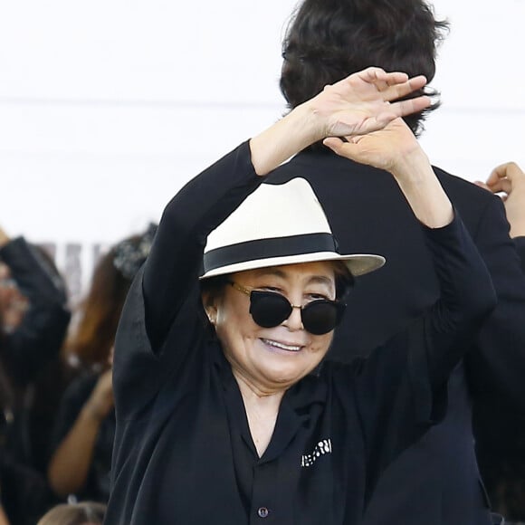 Yoko Ono lors de l'évenement "Land of Hope" contre la violence à Mexico City le 3 février 2016
