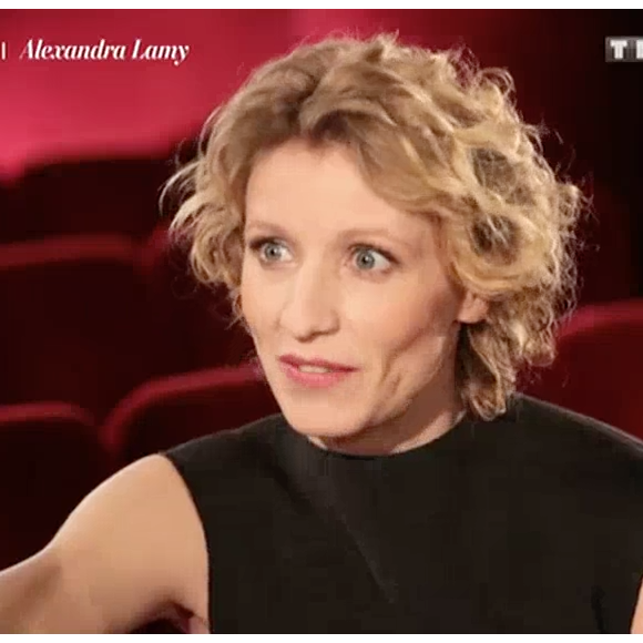 La comédienne Alexandra Lamy parle de sa soeur, Audrey, dans "50 mn inside" sur TF1. Le 27 février 2015.