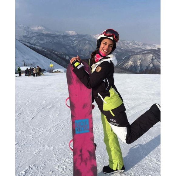 Marine Lorphelin et Christophe au Japon, le 28 février 2016.