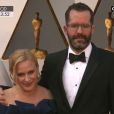 Patricia Arquette et son bien-aimé - Tapis rouge de la cérémonie des Oscars à Los Angeles le 28 février 2016.