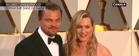 Leonardo DiCaprio et Kate Winslet se retrouvent aux Oscars - 28 février 2016