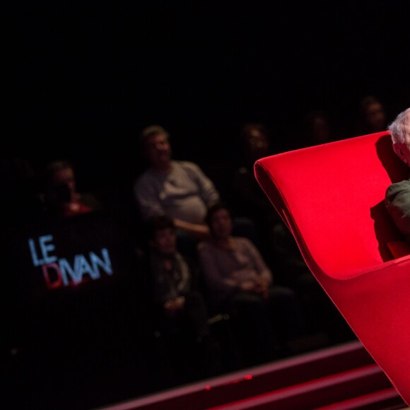 Exclusif - Enregistrement de l'émission "Le Divan" présentée par Marc-Olivier Fogiel avec Pierre Bergé, diffusion le 23 février sur France 3. Le 11 février 2016 ©Cyril Moreau/Bestimage