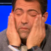 Michel Sarran en larmes suite à l'élimination de Kévin - "Top Chef 2016" sur M6. Episode du 29 février 2016.