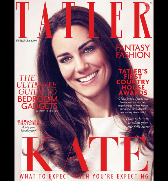 Kate Middleton en couverture de Tatler en décembre 2012.