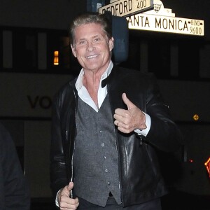 David Hasselhoff au dîner hommage à Natalie Cole à Beverly Hills le 11 janvier 2016