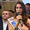 Iris Mittenaere (Miss France 2016) lors de sa visite le Salon International de l'Agriculture à Paris, le 1er mars 2016.