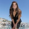 Lucie Lucas - Rencontre sur la plage du Majestic Barrière lors du 67e festival international du film de Cannes le 17 mai 2014.