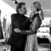 Vendredi soir, Johnny et Laeticia Hallyday ont assisté à une soirée au profit de la fondation La Bonne Étoile, au magasin Montaigne Market, sur l'avenue Montaigne. Paris, le 4 mars 2016.