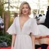 Kate Hudson (robe J Mendel) décolletée lors de la première de Kung Fu Panda 3 à Londres le 6 Mars 2016.