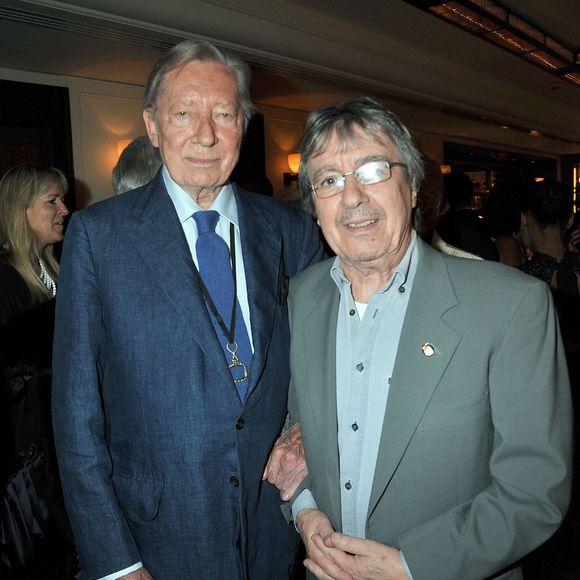 Jeremy Lloyd et Bill Wyman lors de son anniversaire au '34' South Audley Street, Mayfair à Londres le 25 juin 2012.