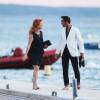 Sarah Ferguson et Manuel Fernandez lors du mariage de Bob Geldof et Jeanne Marine à la plage du Tropicana Club à Rayol Canadel le 19 septembre 2015 (semi-exclusif). Début 2016, on apprend que le couple aurait rompu après deux ans de relation.