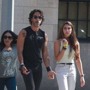 Carlos Leon et sa fille Lourdes à New York. Septembre 2014.