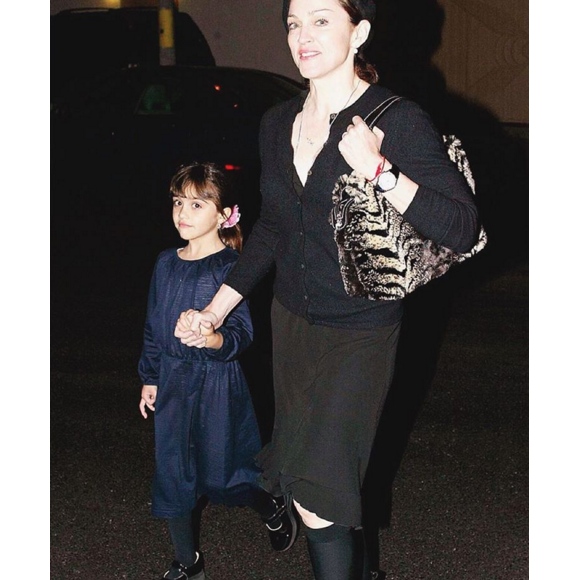 Photo de Madonna et sa fille Lourdes publiée le 15 février 2016.