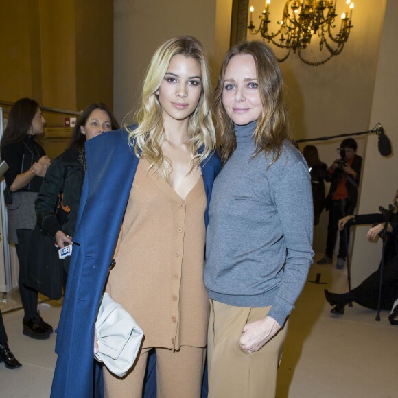 Kenya Kinski-Jones et la créatrice Stella McCartney - Défilé Stella McCartney à l'Opéra Garnier à Paris. Le 7 mars 2016 © Olivier Borde / Bestimage
