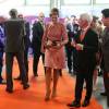 Le roi Willem-Alexander et la reine Maxima des Pays-Bas ont visité les Docks et la Cité de la Mode et du Design à Paris, le 11 mars 2016, lors de leur visite d'Etat de deux jours. © Stéphane Lemouton/Bestimage