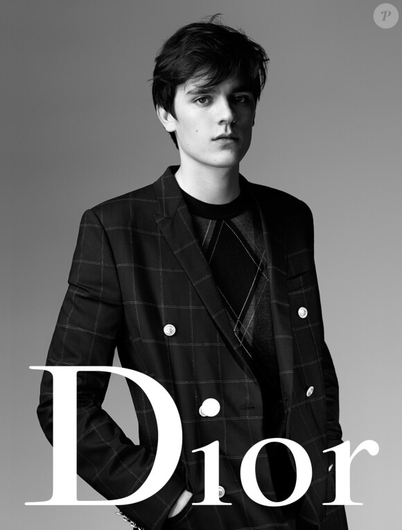 Alain-Fabien Delon pose pour la nouvelle campagne printemps/été 2016 de Dior Hommes