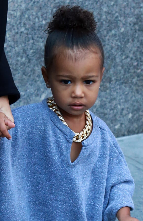 North West, la fille de Kim Kardashian et Kanye West, le 07/09/2015 - New York