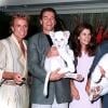 Avant l'accident : Siegfried et Roy avec Arnold Schwarzenegger et sa femme
