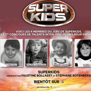 Liane Foly, Philippe Candeloro, Gérard Louvin et Alizée dans le jury de SuperKids sur M6.