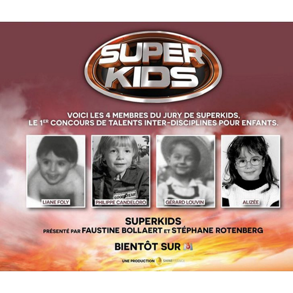 Liane Foly, Philippe Candeloro, Gérard Louvin et Alizée dans le jury de SuperKids sur M6.