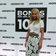 Iggy Azalea, égérie de la marque Bonds, lors d'un évènement pour le lancement de la collection Bonds100 pour les 100 ans de la marque, à Sydney, le 19 août 2015.
