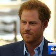 Le prince Harry face à Erin Roberts à Kensington Palace, en interview pour Good Morning America, mars 2016.