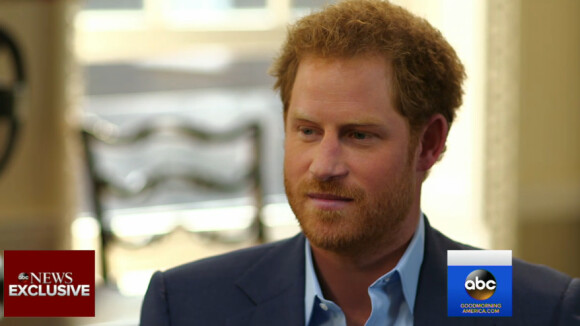 Le prince Harry évoquant Diana, la paternité, l'armée et les Invictus Games face à Erin Roberts à Kensington Palace, en interview pour Good Morning America, mars 2016.