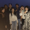 La famille Kardashian réunie pour l'anniversaire de Rob Jr. au restaurant Nobu à Malibu, le 17 mars 2016.