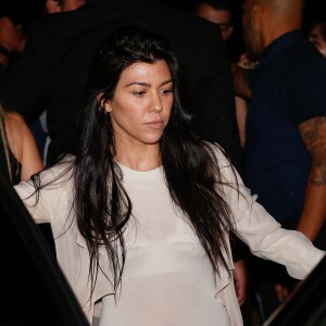 Kourtney Kardashian à la soirée d'anniversaire de Rob Kardashian Jr. au restaurant Nobu à Malibu, le 17 mars 2016.