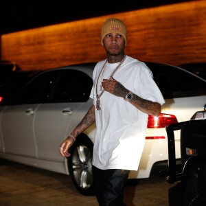 Tyga à la soirée d'anniversaire de Rob Kardashian Jr. au restaurant Nobu à Malibu, le 17 mars 2016.