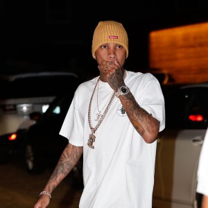 Tyga à la soirée d'anniversaire de Rob Kardashian Jr. au restaurant Nobu à Malibu, le 17 mars 2016.