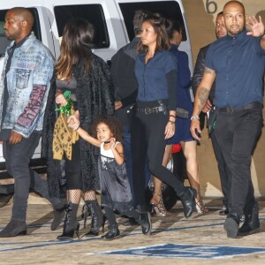 La famille Kardashian à la soirée d'anniversaire de Rob Kardashian Jr. au restaurant Nobu à Malibu, le 17 mars 2016.