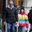 Exclusif - Le célèbre photographe Terry Richardson et sa femme Alexandra Bolotow enceinte se promènent pendant 'Thanksgiving’ dans les rues de New York, le 25 novembre 2015