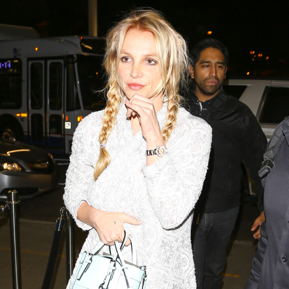 Britney Spears à l'aéroport de Los Angeles, le 14 mars 2016