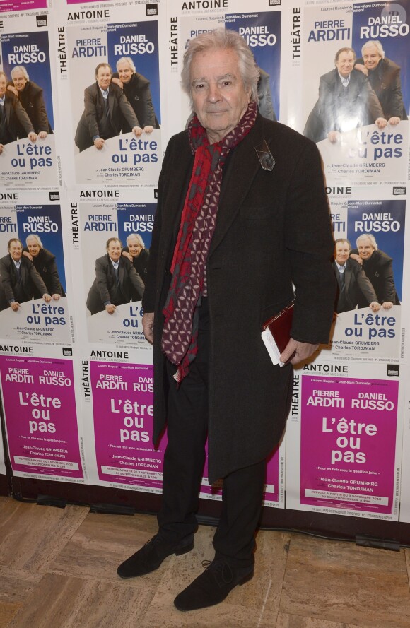 Pierre Arditi - Photocall de la générale de la pièce "L'être ou pas" au Théâtre Antoine à Paris le 21 mars 2016. © Coadic Guirec/Bestimage