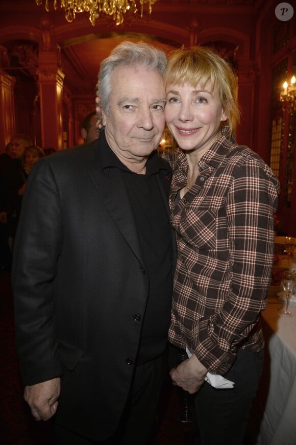 Pierre Arditi et Julie Depardieu - Générale de la pièce "L'être ou pas" au Théâtre Antoine à Paris le 21 mars 2016. © Coadic Guirec/Bestimage