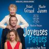 Roland Giraud, Maaike Jansen et Marilyne Fontaine se donnent la réplique dans Joyeuses Pâques, dans une mise en scène de Jean-Luc Moreau.