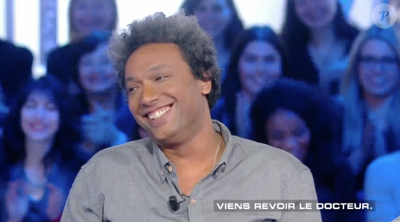 Le célèbre Doc Gynéco (41 ans) sur le plateau de "Salut les Terriens !" (Canal+) Le 26 mars 2016.