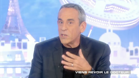 Thierry Ardisson sur le plateau de "Salut les Terriens !" (Canal+) Le 26 mars 2016.